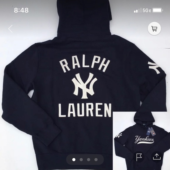 Ralph Lauren Other - ⚾️ Ralph Lauren Yankee hoodie GUC ⚾️